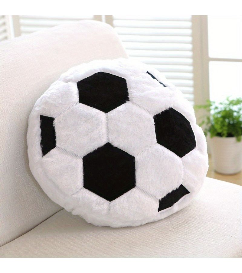 Football Plush Pillow 13.78 Inch Vintage For Youth Room Decor Halloween Christmas - Image 1