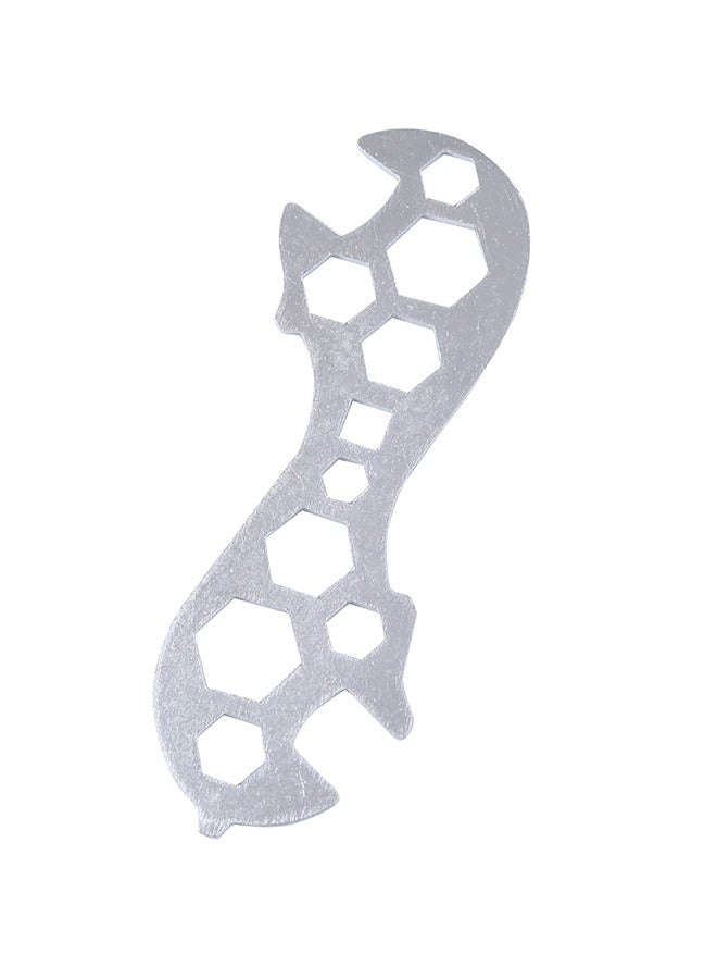 لوازم مفتاح ربط متعدد الوظائف - أداة صيانة دراجات متعددة الاستخدام مع رؤوس سداسية ومفتاح مفتوح، تصميم صغير الحجم متعدد الفتحات - مثالي للدراجات الهوائية، الجبلية، الكهربائية، السكوترات، والتنقل اليومي - Image 3