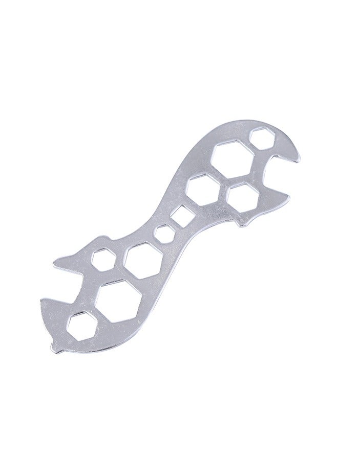 لوازم مفتاح ربط متعدد الوظائف - أداة صيانة دراجات متعددة الاستخدام مع رؤوس سداسية ومفتاح مفتوح، تصميم صغير الحجم متعدد الفتحات - مثالي للدراجات الهوائية، الجبلية، الكهربائية، السكوترات، والتنقل اليومي - Image 1