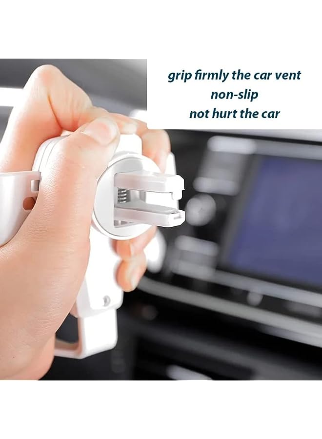 Mount for Car - Multifunction Automotive Phone Holder Leather Car Vent Phone Mount Gravity Car Accessories One-hand Operation Easy to Install Suitable for Iphone,Android,Smartphone (black)