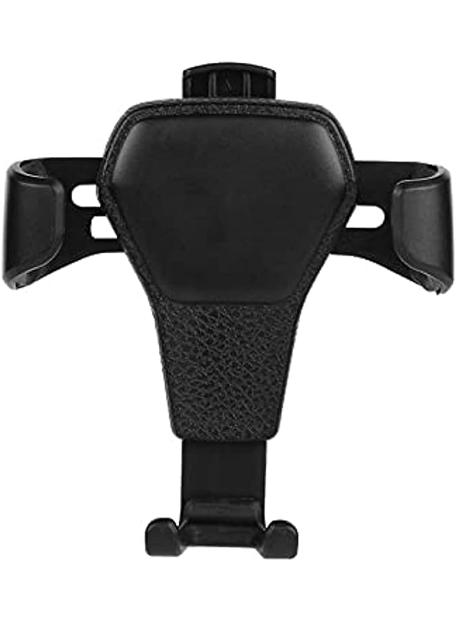 Mount for Car - Multifunction Automotive Phone Holder Leather Car Vent Phone Mount Gravity Car Accessories One-hand Operation Easy to Install Suitable for Iphone,Android,Smartphone (black)