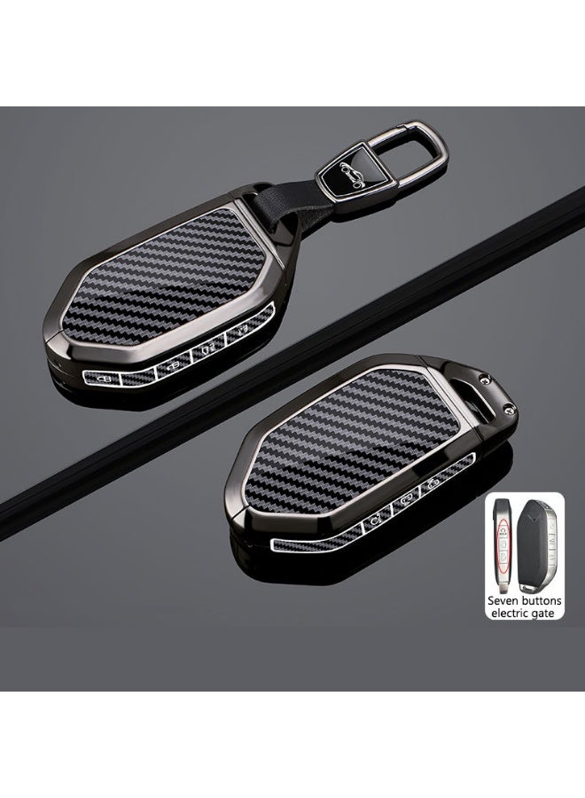 KIA Metal car key protective cover suitable for Kia K3, Saitus 24, EV5, Lion Platinum, Tuojie, Yi Run, KX3, Ao Run, Zhi Run, car key shell case - Image 1
