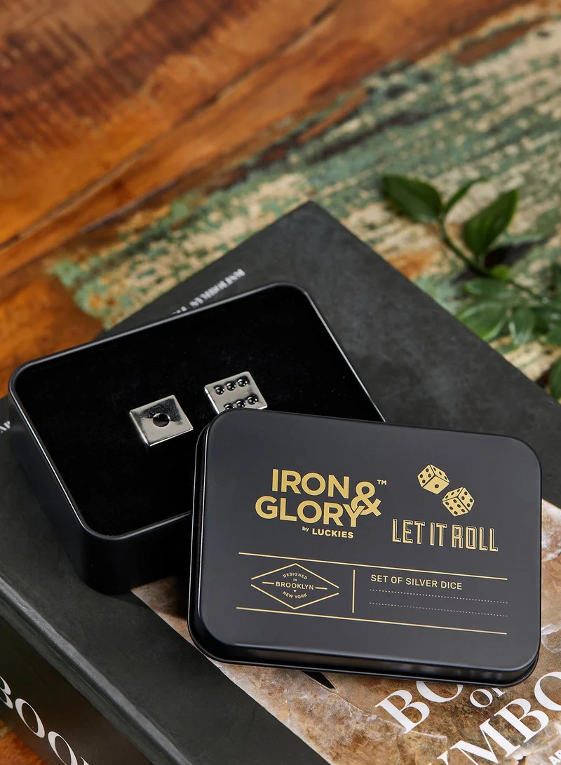 Iron & Glory Let It Roll Silver Dice