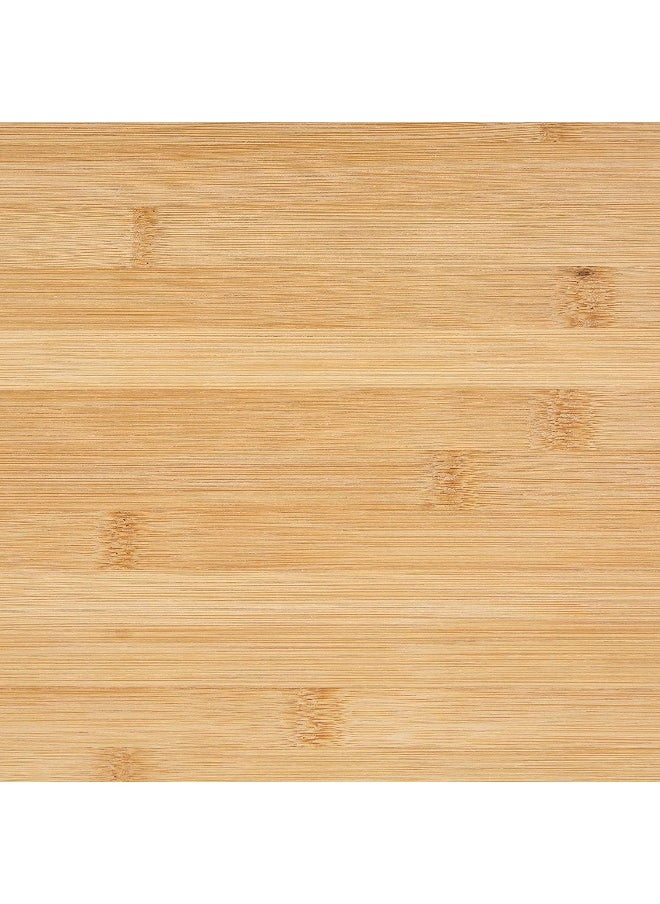 ECVV - Ecvv Bamboo Cutting Board, Chopping Board Kitchen, Home And Everyday Use, Natural Bamboo (34X24Cm) - Image 1