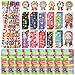 Kolewo4ever 500 Pieces Happy Birthday Gifts Set100 Pencils100 Bookmarks and 200 Badge Sticker for Birthday Party Supply - Image 3
