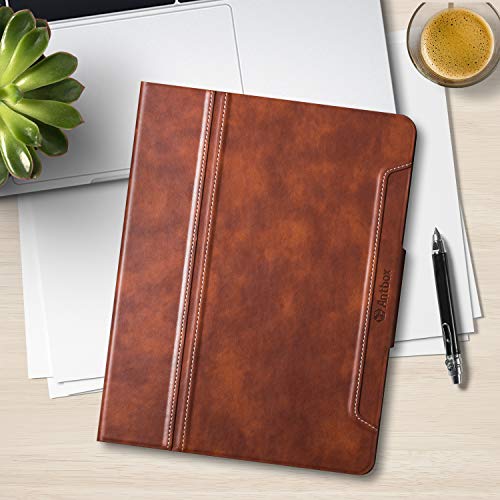 Antbox Case for iPad (A16) 11th Generation 11'' 2025/iPad 10th Generation 10.9'' 2022 with Built-in Pencil Holder Auto Sleep/Wake Function PU Leather Smart Cover (Brown) - Image 4
