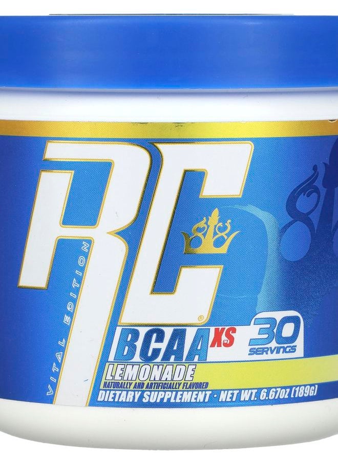 RONNIE COLEMAN Vital Edition BCAA XS Lemonade 6.67 oz (189 g) 