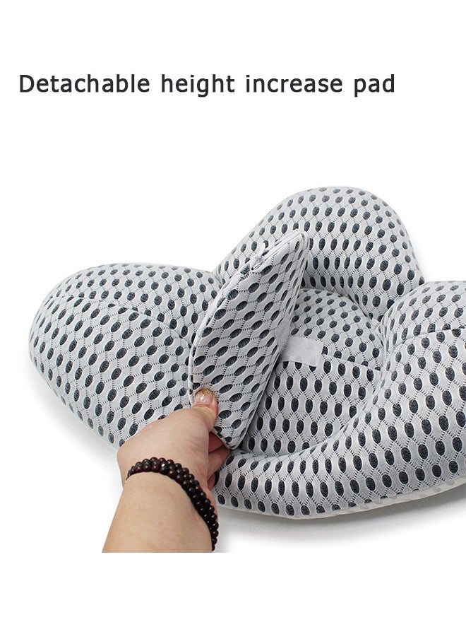 Lumbar Support Pillow for Sleeping, 3D Air Mesh Back Pillow for Bed, Adjustable Height Lumbar Pillow for Lower Back Pain Relief, Soft Back Support Pillow - pzsku/Z583F94737FBEE06BDC6DZ/45/_/1701930754/2a89dafc-fd60-47d1-8e53-5031bb803780