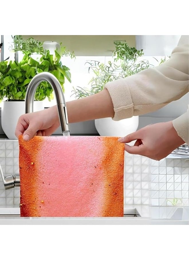 Group Tiger 20 Multi-Purpose Household and Car Cleaning Reusable Microfiber Cloths - Pink  - Image 3