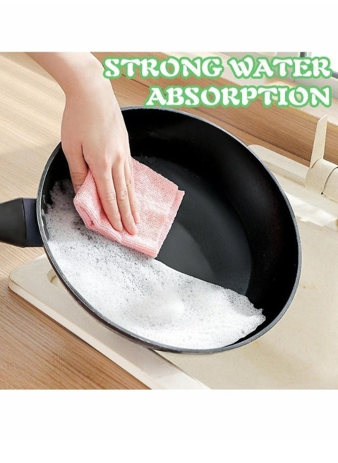Group Tiger 20 Multi-Purpose Household and Car Cleaning Reusable Microfiber Cloths - Pink  - Image 4