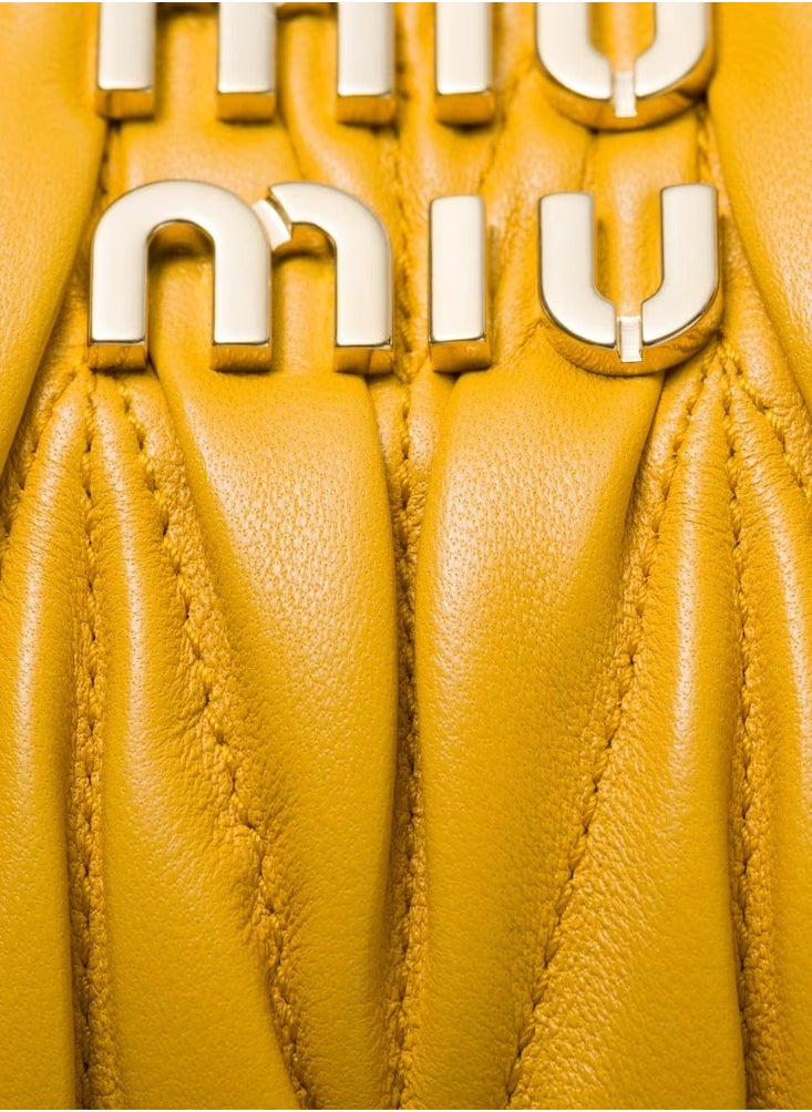MIU - MIU Wander nappa leather hobo Shoulder Bag - Image 1
