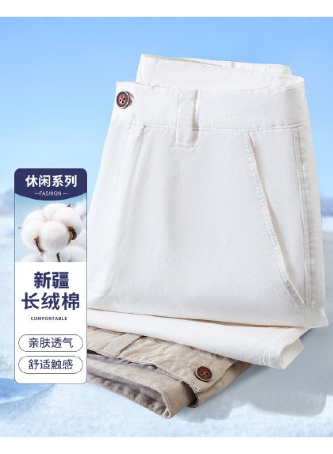 FOLUNSI men's Summer Pants - Lightweight Breathable Solid Color Business Casual Shorts For Men - Image 1