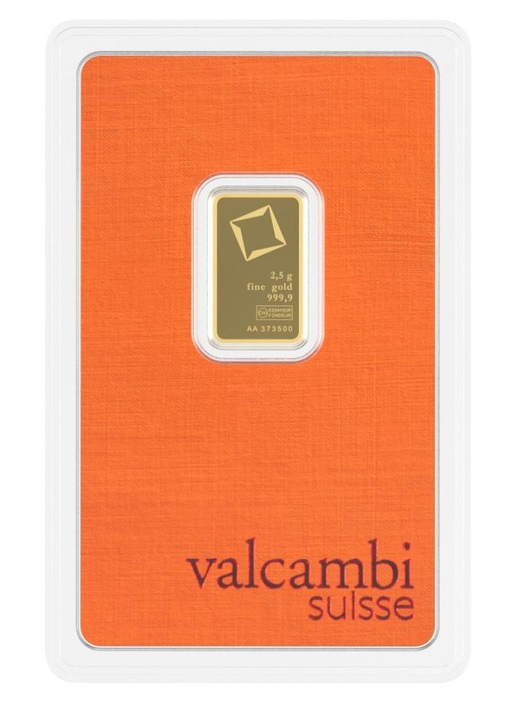 فالكامبي سبيكة ذهب فالكامبي سويس 2.5 غرام 24 قيراط (999.9) نقية - Image 1