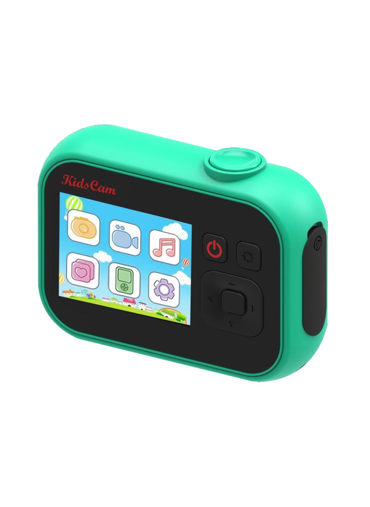 Generic UL-1219a Mini 2-Inch Screen Kid's Educational Camera Children Video Camera Toy - Green - Image 3