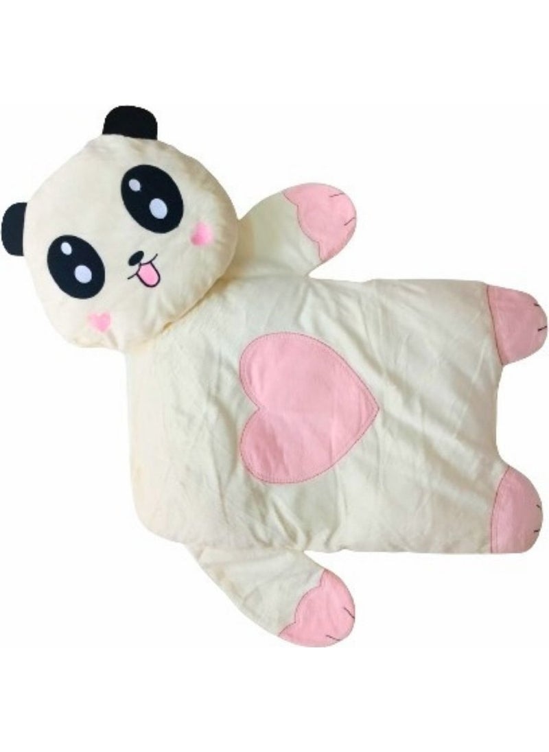 Vav Baby Fluffy Pink Panda Bottom Opening Set  - Image 3