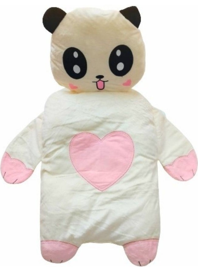 Vav Baby Fluffy Pink Panda Bottom Opening Set  - Image 4