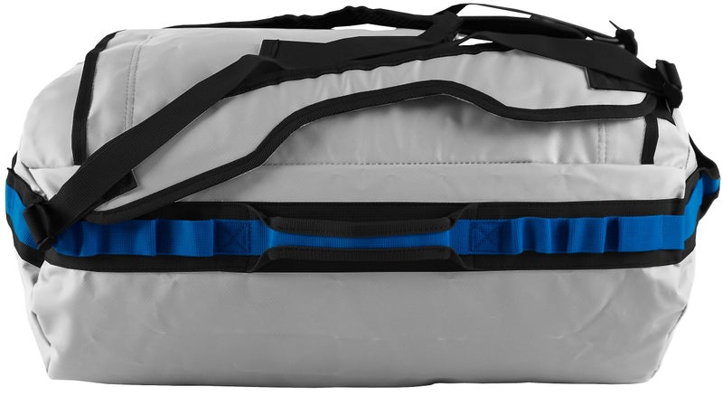 Element Equipment Trailhead Duffel Bag Shoulder Straps Waterproof Light Grey/Blue Large - Image 4