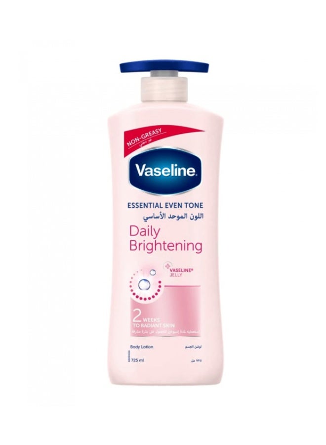 Vaseline Body Lotion Even Tone Daily Brightening  725ml
