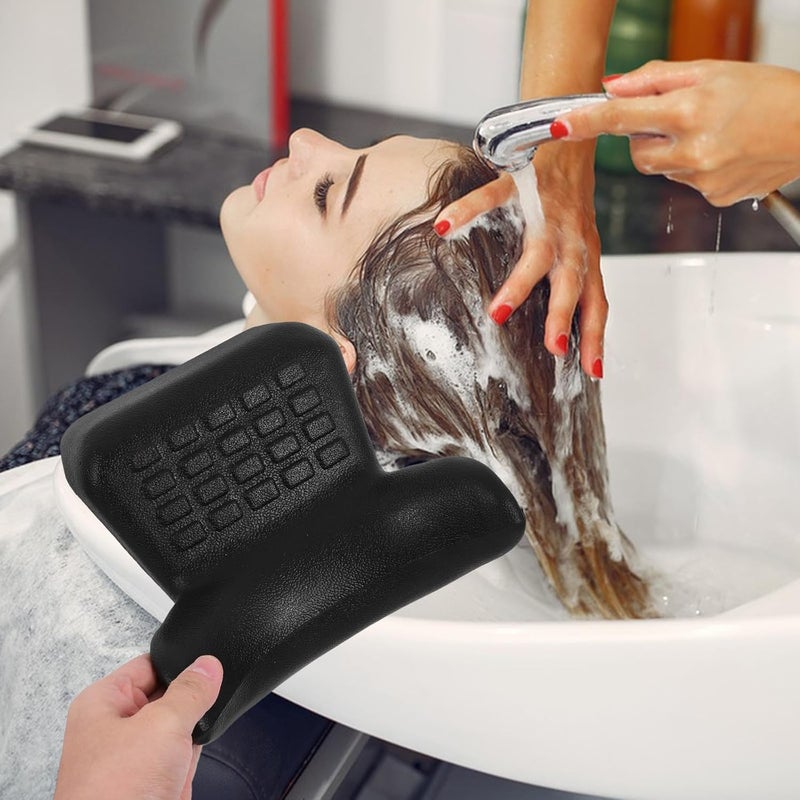 Salon Shampoo Bowl Neck Rest Pillow for Sink Hair Washing, Waterproof Pu Bath Cushion with Neck Support for Spa and Home Use - Image 4