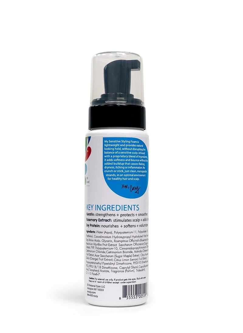 SO COZY So Cozy Kids Sensitive Styling Foam - Sensitive Foam For Kids w/Straight or Curly Hair - Gentle Natural Hold Styler, Rosemary (6 fl oz)  - Image 2