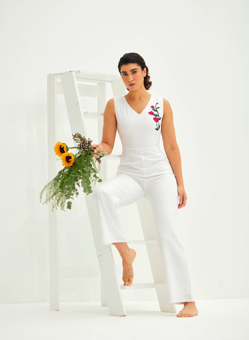 Ashita Fernandes Ankle-Length Sleeveless Jumpsuit - Image 3