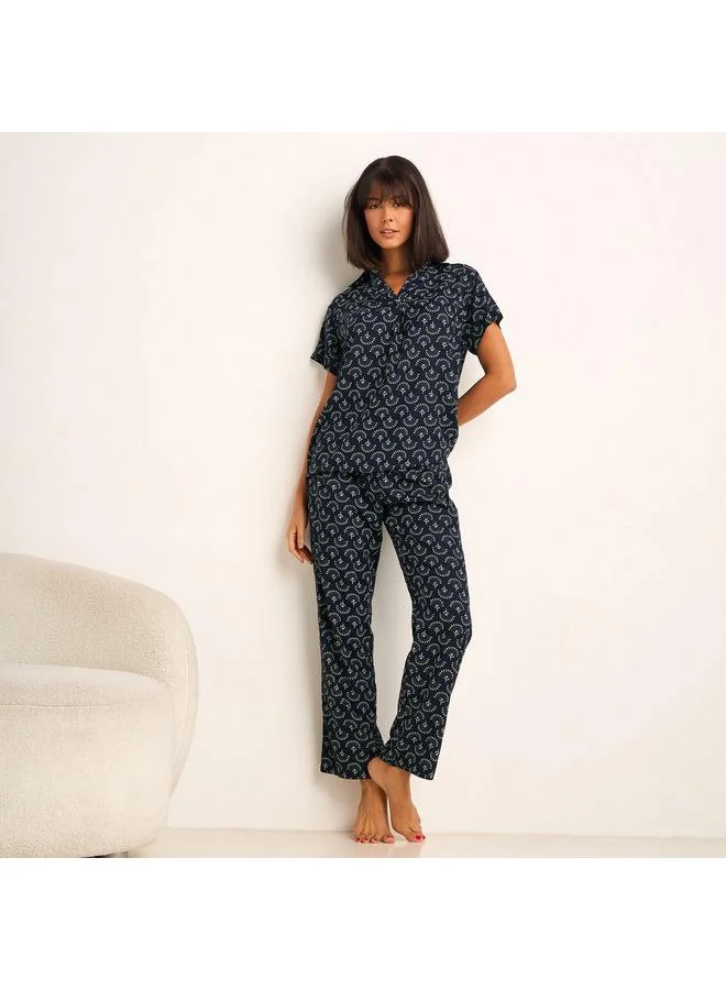 Splash FAV Pyjama Set Top and Pants Viscose