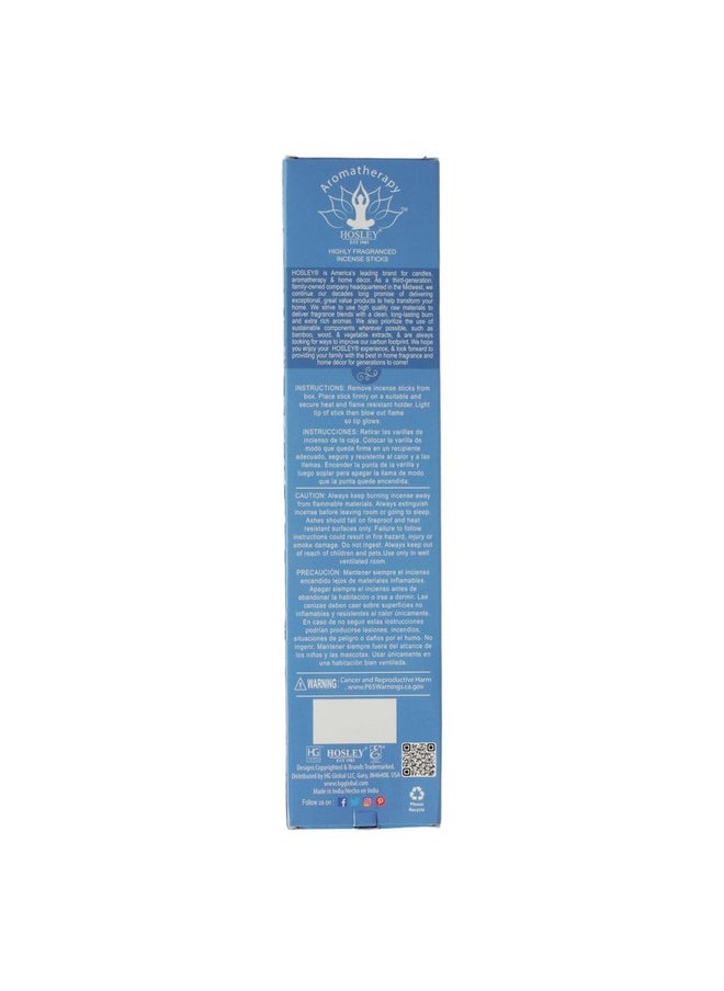 Hosley - 120-Pack Nag Champa Incense Sticks Authentic Aromatherapy For Meditation, Relaxation, And Spiritual Atmosphere Long-Lasting Bulk Pack For Daily Bliss - Image 1