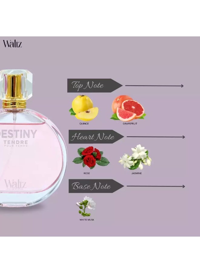 Waltz عطر والتز ديستني تندري للنساء - 100 مل - Image 4