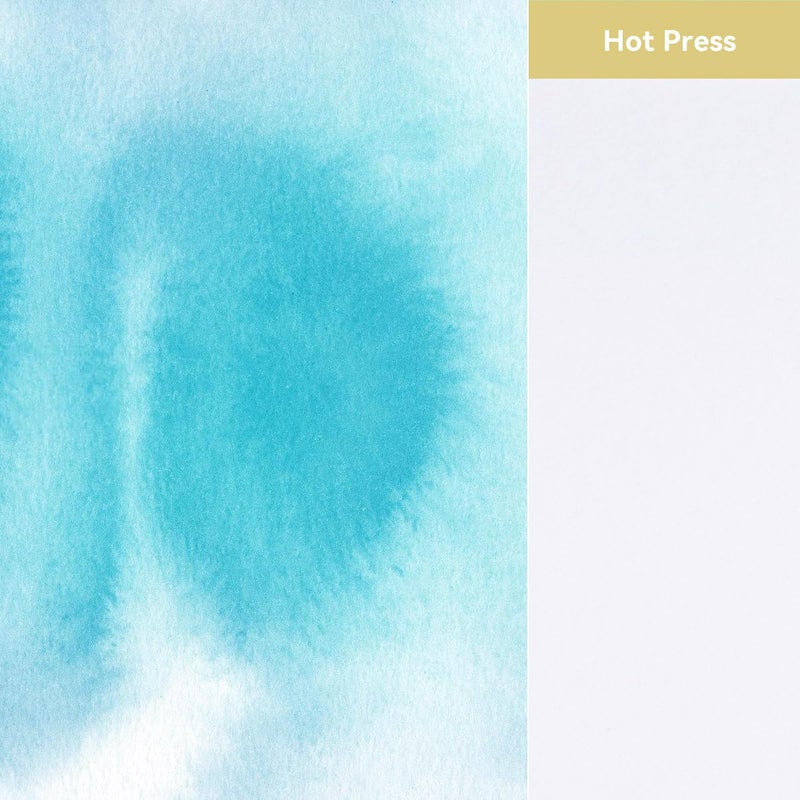 Lightwish Square Watercolor Journal, 100% Cotton Hot Press Watercolor Paper Sketchbook 7.48â€ x 7.48â€, 20 Sheets (140lb/300gsm), Acid-Free for Watercolors, Gouache, Acrylics - Image 4