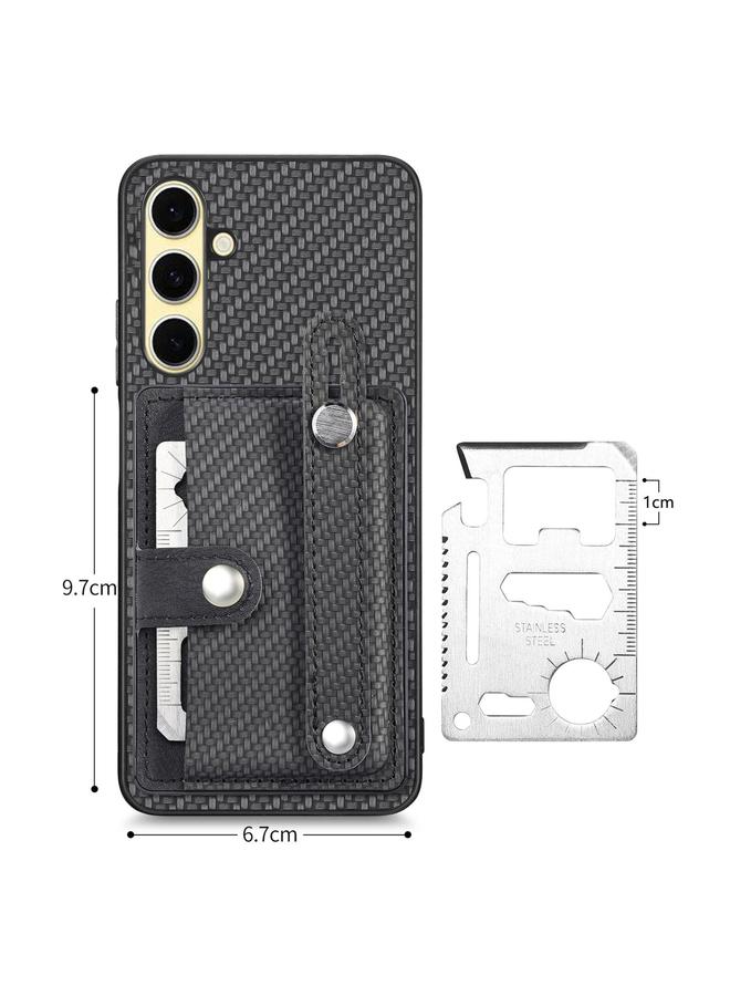 اس-توب جراب لهاتف Samsung Galaxy A56 5G مزود بمسند مع محفظة وغطاء خلفي للهاتف مع سكين أداة - Image 5