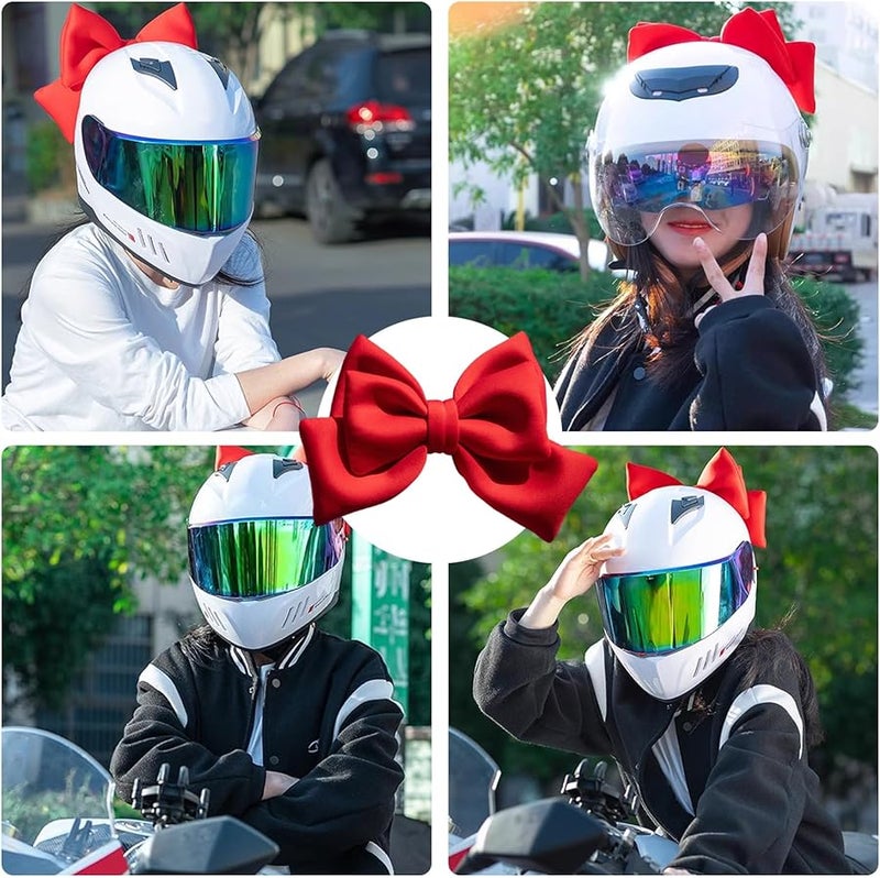 كبير ربطة الزينة اللاصقة رقعة لخوذات الدراجات النارية إكسسوارات الموضة - Image 3