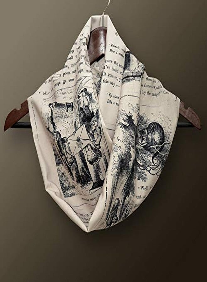 Universal Zone Alice in Wonderland Infinity Scarf (Khaki Gray) - Image 2