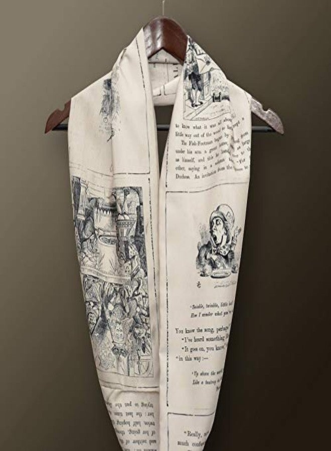 Universal Zone Alice in Wonderland Infinity Scarf (Khaki Gray) - Image 5