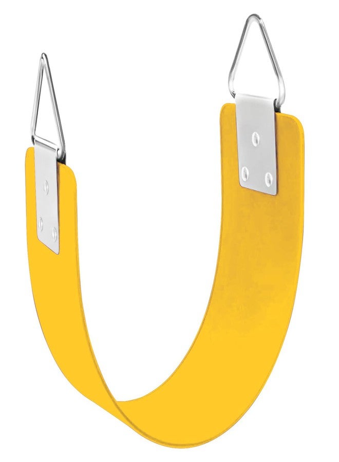 GISCO Flexible Heavy Duty Swing Seat Set with Metal Triangle Ring for Kids/Adults | Yellow | Weight Support Upto 300kg - Image 1