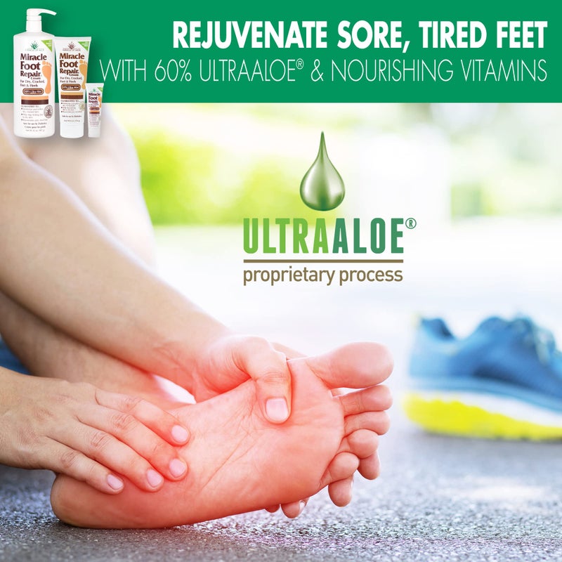 Miracle of Aloe 3-pack Assortment, includes 1 ounce tubes each of Miracle Foot Repair, Miracle Hand Repair and Aloe All Over - Image 3