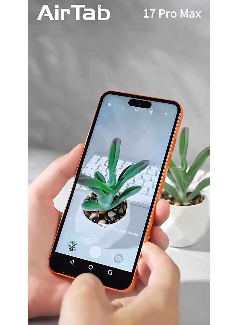 إيرتاب هاتف **AirTab 17** الذكي بتقنية 5G | شاشة HD+ مقاس 6.85 بوصة، ذاكرة RAM بسعة 24 جيجابايت + تخزين داخلي ROM بسعة 1 تيرابايت، كاميرا ثلاثية مدعومة بالذكاء الاصطناعي، بطارية 5000 مللي أمبير، معالج ثماني النواة عالي الأداء (أزرق) - Image 5