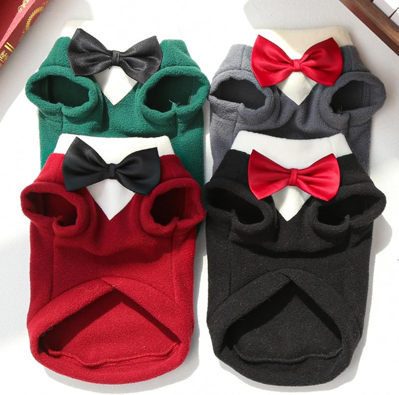 Fashion Pet Suit for Dog and Cats Ideal for Parties and Weddings Soft Polyester Multiple Size Comfortable Dog Wedding Outfit - Image 4