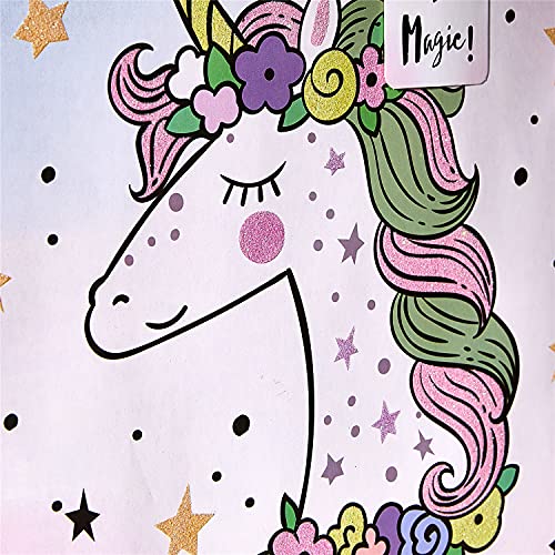 Bobobag 13" Large Gift Bag with Tissue Paper for Girls happy Birthday gift bags (Unicorn) - Image 5