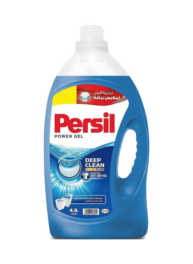 Persil High Foam Power Gel Liquid Laundry Detergent with Deep Clean Technology 4.8L