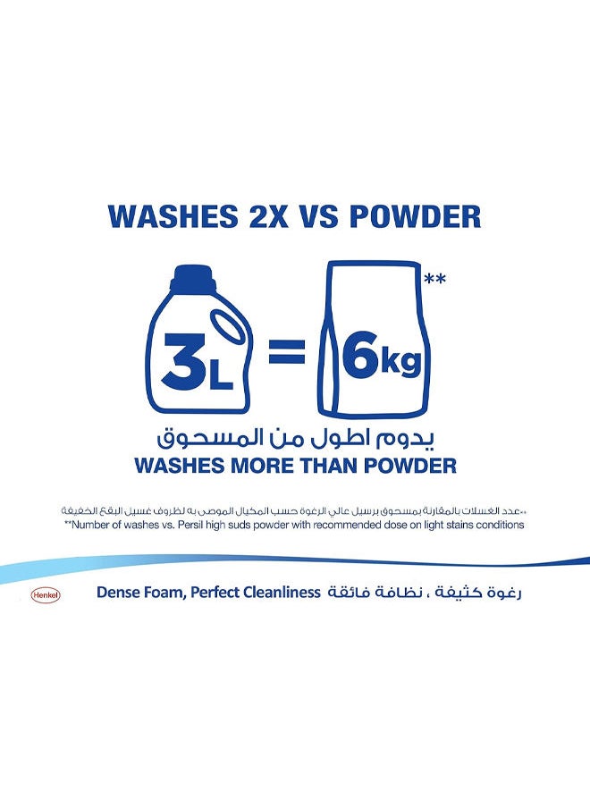 Persil - High Foam Power Gel Liquid Laundry Detergent with Deep Clean Technology 4.8L - Image 1