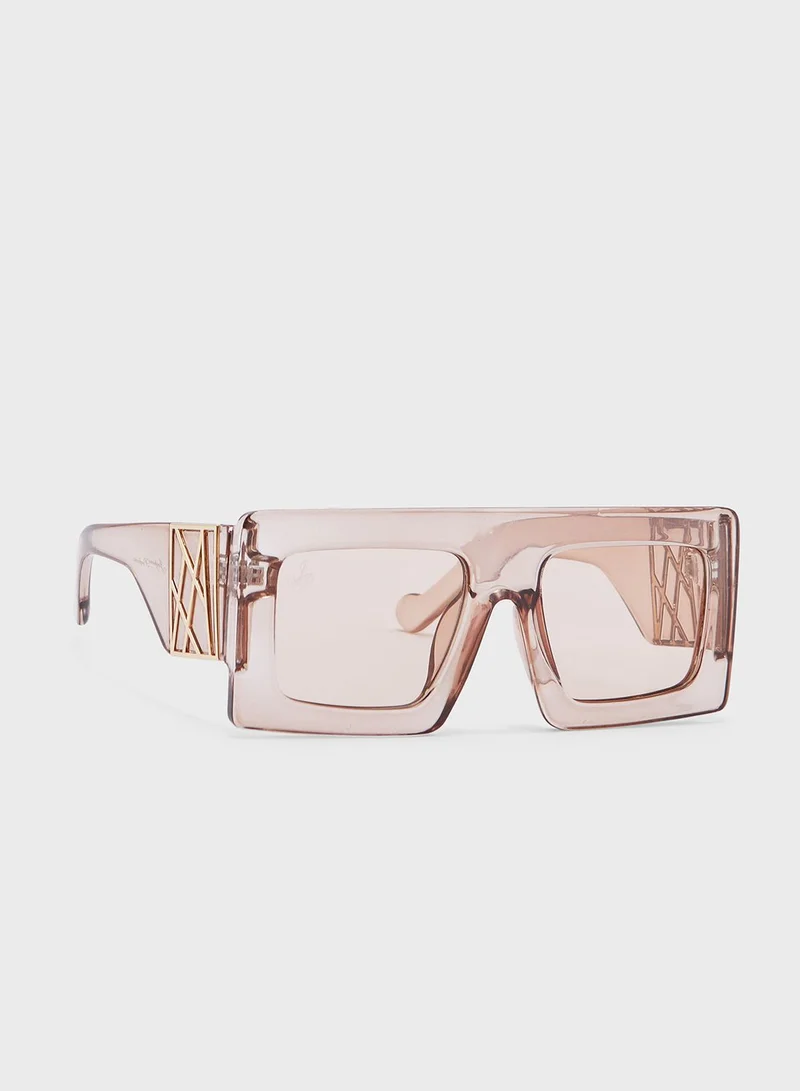 Jeepers Peepers Square Shape Sunglasses