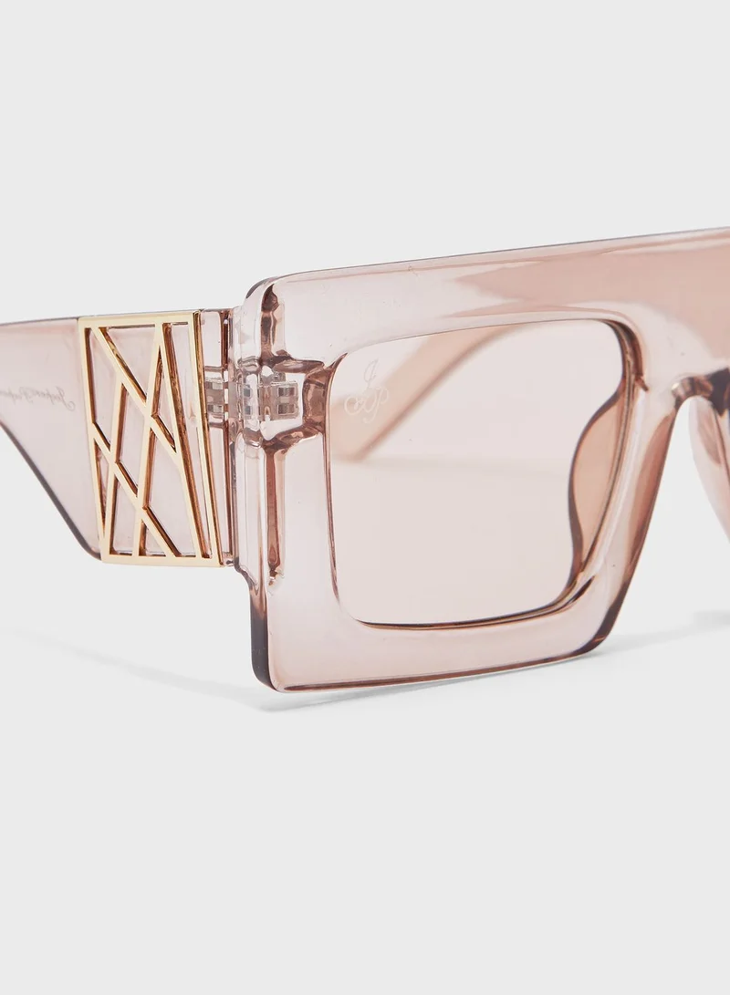 Jeepers Peepers Square Shape Sunglasses