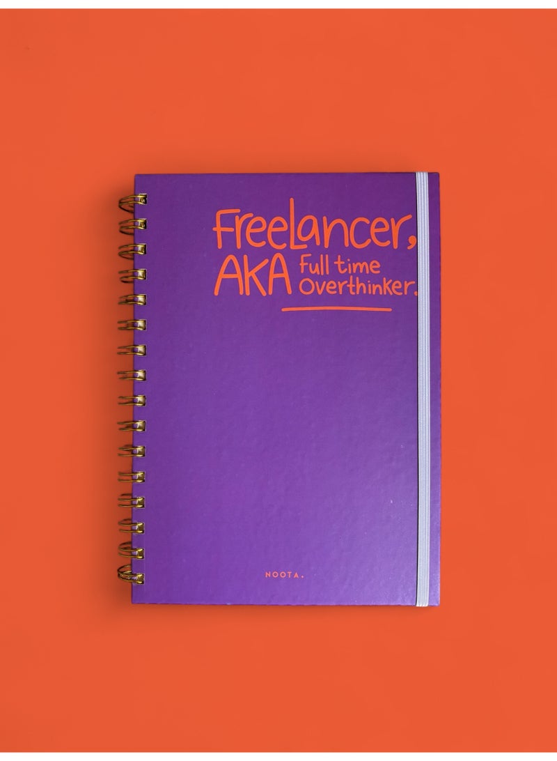 Noota FREELANCER AKA A5 Notebook 100 papers, Hardcover - Image 1
