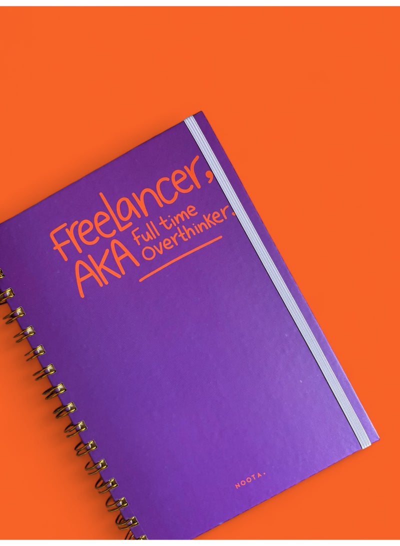 Noota FREELANCER AKA A5 Notebook 100 papers, Hardcover - Image 2