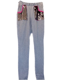 Generic Women tracksuit set cotton sequined with hoodie 2 pieces top and pants training  - Image 4