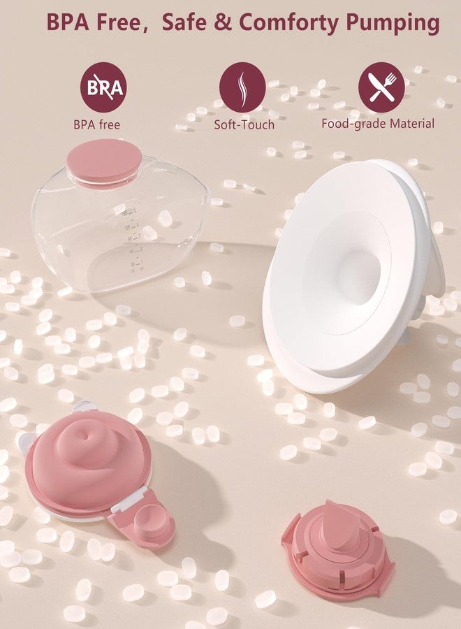 طقمين لشفط حليب الثدي كاملين بقطر 24 مم، متوافقين مع جهاز Momcozy Mobile Flow M9 المُطوّر، يتضمن الطقم الكامل قطعتين: صمامين بقطر 24 مم، وصمامين أحمرين، وغشائين أحمرين، وحاوية ذات حافة سيليكون. - Image 2