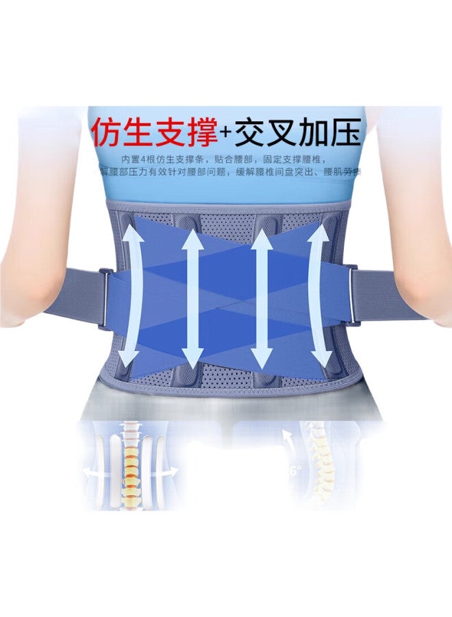 KYOLENS Medical Back Support Belt For Herniated Disc, Lumbar Muscle Strain, Sports, Waist, Long Sitting, Thin, Breathable - Image 1