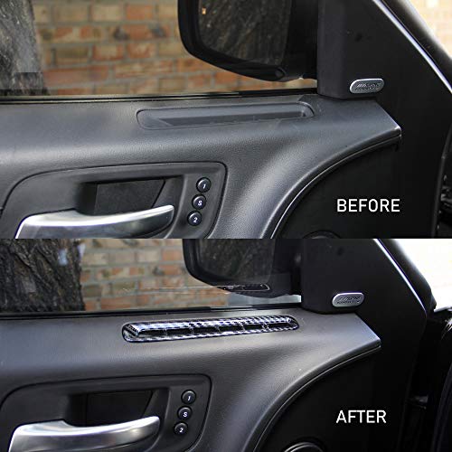 crosselec Door A/c Vent Panel Air Carbon Fiber Accessories for Dodge Charger 2011+ - Image 4