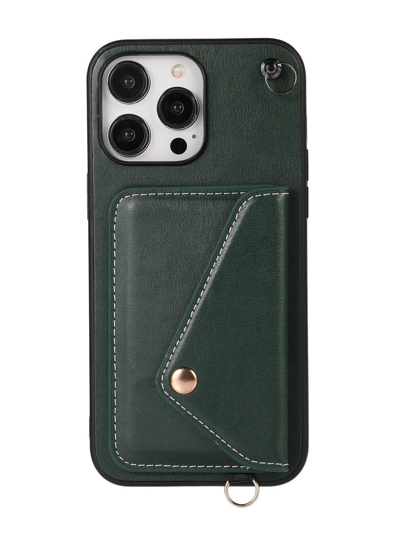 Suteni Back Cover Leather Protective Wallet Mobile Phone Case for iPhone - Image 1