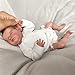 GYCV Lifelike Mini Reborn Dolls Boy Cheap 10 Inch Real Life Sleeping Newborn Baby Dolls that Look Real Babies Soft Cloth Body Realistic Eyes Closed Baby Dolls Toys Gifts for Kids Age 3 - Image 3